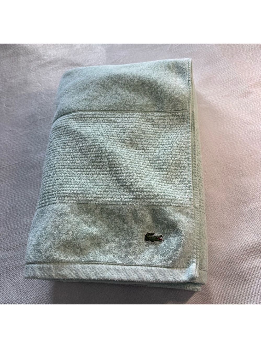 Lacoste Mint Green Beach Towel
